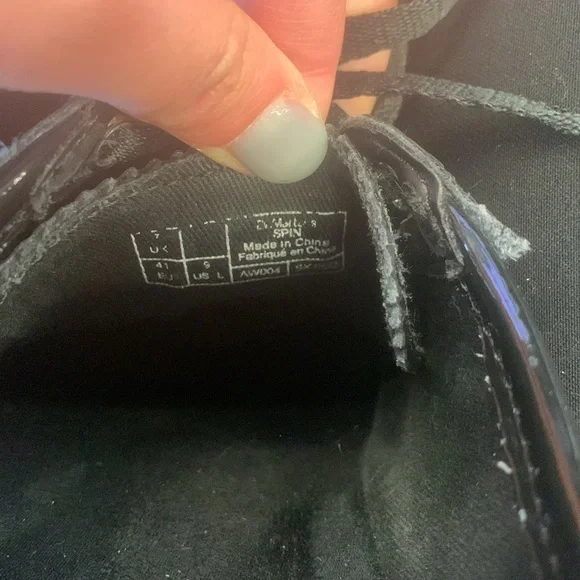 Dr Martens Spin Black Patent Sneakers - Picture 3 of 8